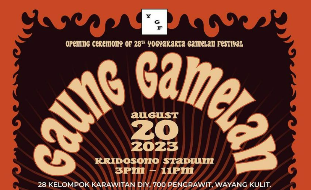 Festival Gaung Gamelan 28 akan Gemparkan Yogyakarta