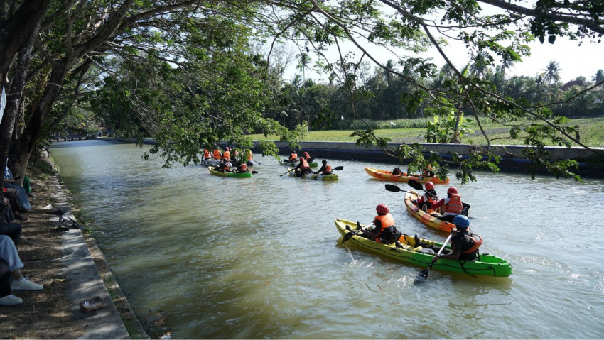 Desa Wisata Banjoe Adji Hadirkan Wisata Perahu Kano