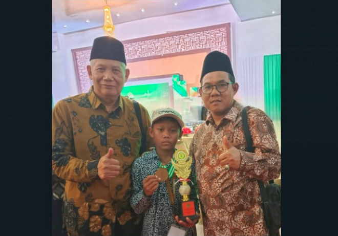 Miftakhul Khoiri Juara 3 pada Kompetesi Sains Madrasah (KSM) 2023