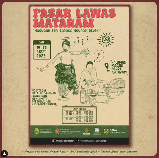 Event Pasar Lawas Mataram 2023