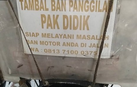 10 Tambal Ban Buka 24 Jam di Jogja, Bisa Panggilan Mobil dan Motor 6 Tambal Ban Pak Didik