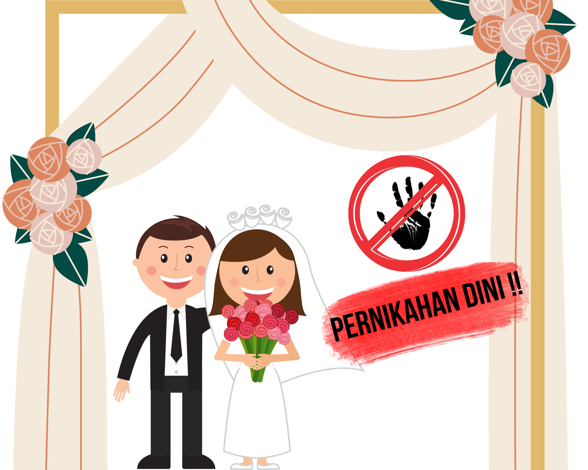 Ilustrasi pernikahan dini