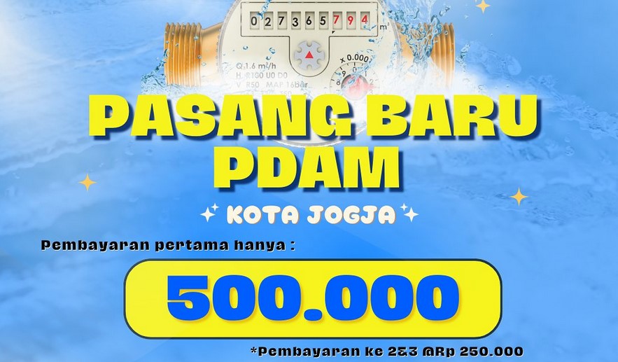 Cara Mendaftar Pemasangan PDAM Baru di Jogja