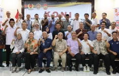 Rapat koordinasi Pengurus KONI DIY dan Panitia Porda 2025 beberapa waktu lalu.