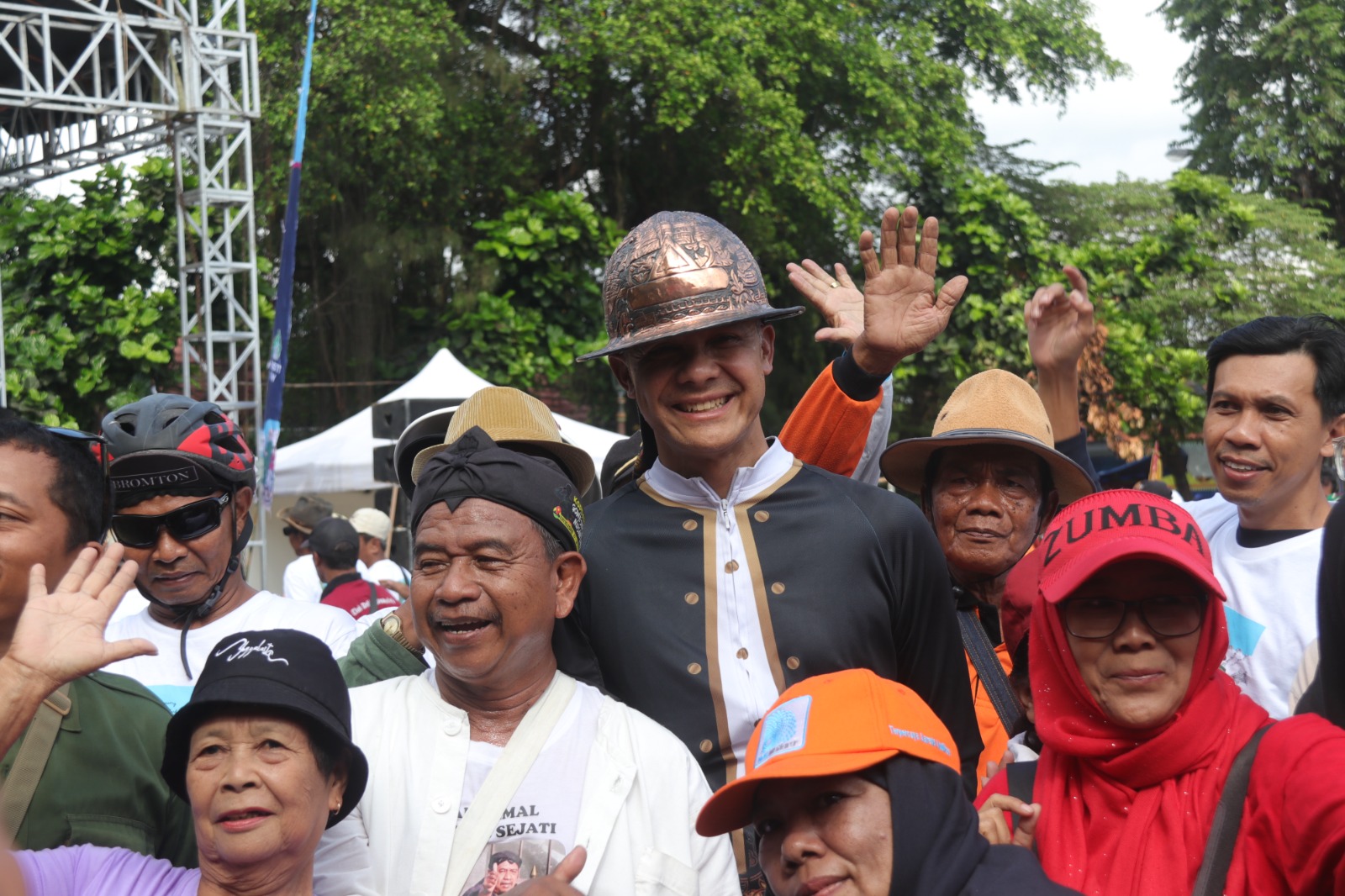Acara ini dihadiri Ganjar Pranowo sebagai Pembina KOSTI DIY (Source: Jogja Kota)