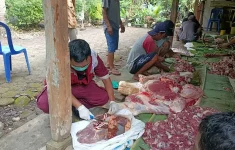 Ilustrasi daging kurban