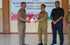 Kapanewon Gedangsari memberikan prestasi sebagai wilayah pertama di Kabupaten Gunungkidul yang lunas Pajak Bumi dan Bangunan Perdesaan dan Perkotaan (PBB-P2) Tahun 2025.