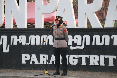 Kapolres Bantul Ajun Komisaris Besar Polisi (AKBP) Novita Eka Sari (Source: Polres Bantul)