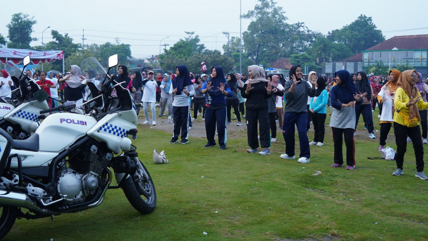 Kepolisian Resor (Polres) Bantul menggelar kegiatan Car Free Day di Lapangan Paseban pada Minggu 22 Juni 2025.