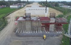 Konstruksi Seksi 1 Junction (JC) Ruas Tol Jogja-Bawen.