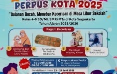 Liburan Sekolah di Perpus Kota Yogyakarta 2025 (Source: Jogja Kota)