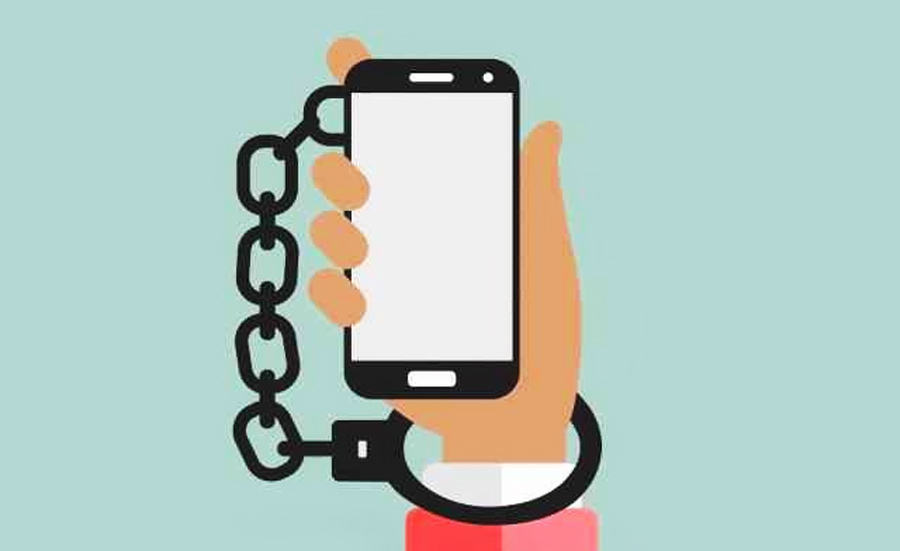 Ilustrasi handphone dicuri