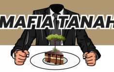 Ilustrasi mafia tanah