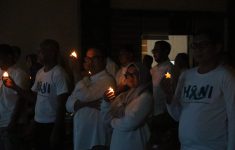 Penyalaan Lilin Simbol Harapan Indonesia Bersih Narkoba (source: Jogja Kota)