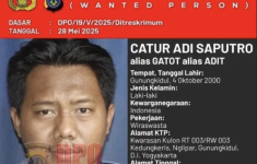 Pengumuman DPO terduga kasus pencabulan