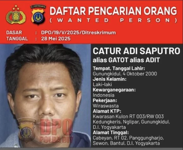 Pengumuman DPO terduga kasus pencabulan