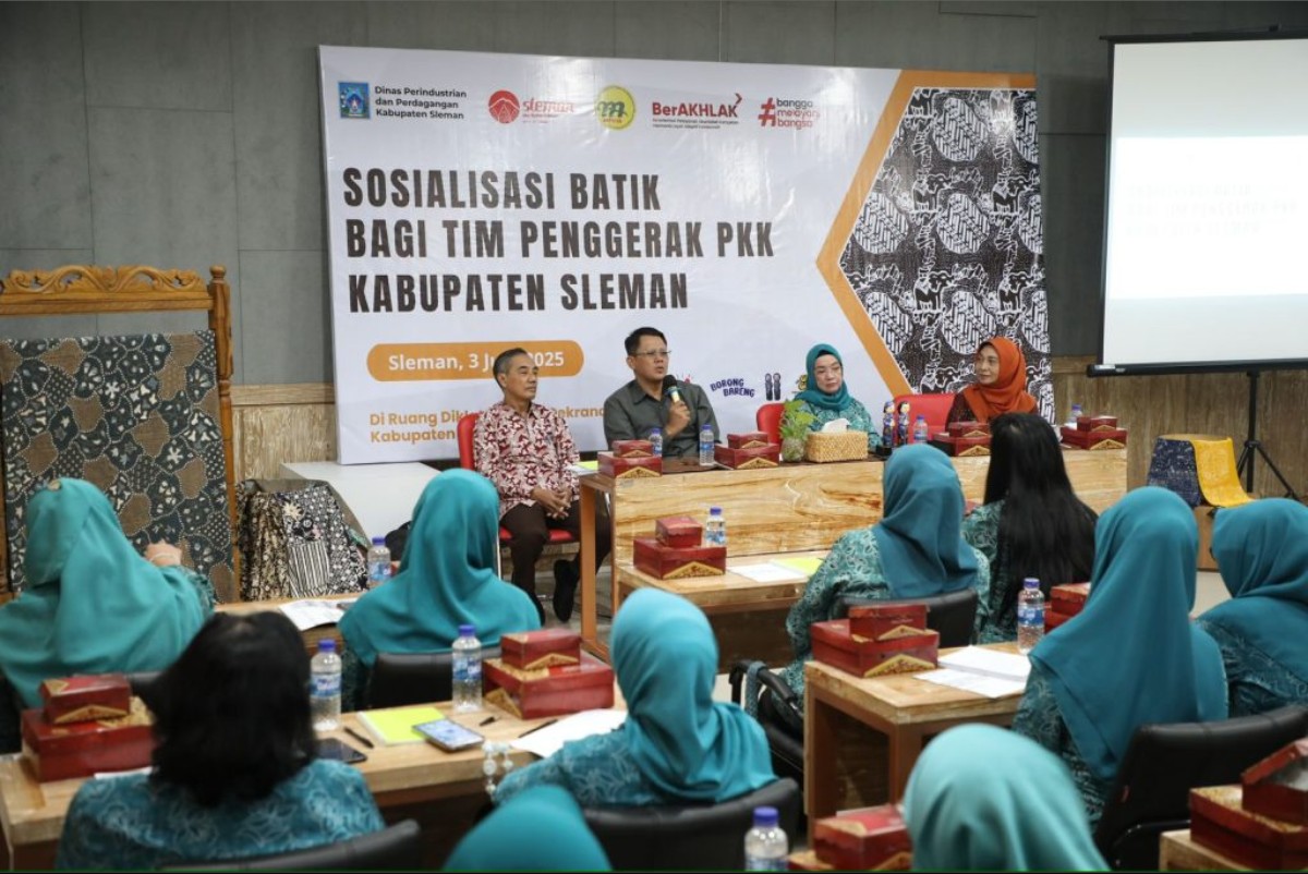 Sosialisasi batik bagi PKK Sleman