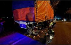 Truk Parkir Sebabkan kecelakaan di Kulon Progo
