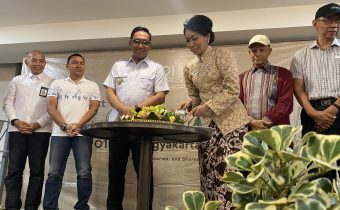 Wawan Harmawan, Wakil Wali Kota Yogya saat menghadiri 1st Anniversary Hotel 101 Style Yogyakarta Malioboro, Rabu (18/6/2025).