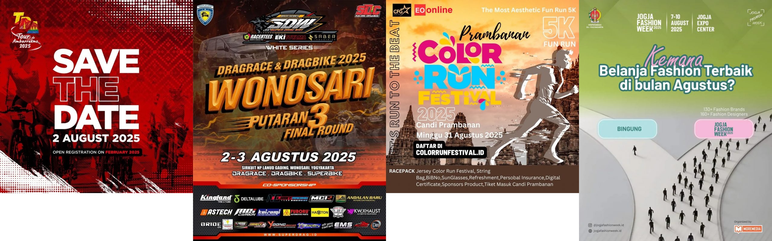 Daftar event Jogja Agustus 2025