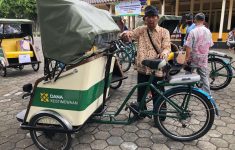 Becak listrik (Source: RRI)