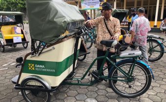 Becak listrik (Source: RRI)