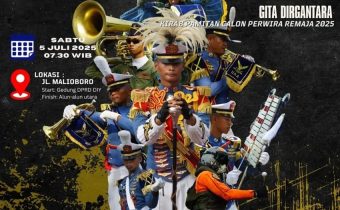 Drumband Gita Dirgantara ‘Kirab CAPAJA 2025’ (Source: Visiting Jogja)