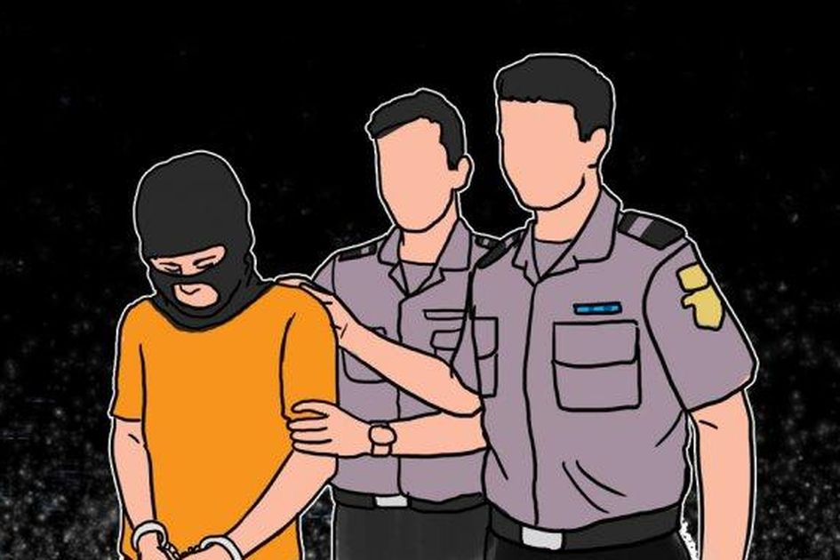 Ilustrasi wanita tertangkap polisi kasus curanmor (Source: Tribratanews)