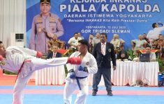 Kejurda Inkanas Yogyakarta Piala Kapolda DIY lokasi di Gedung Olah Raga (GOR) Pangukan, Tridadi, Sleman, pada Sabtu (12/7/2025) (Source: Polda DIY)