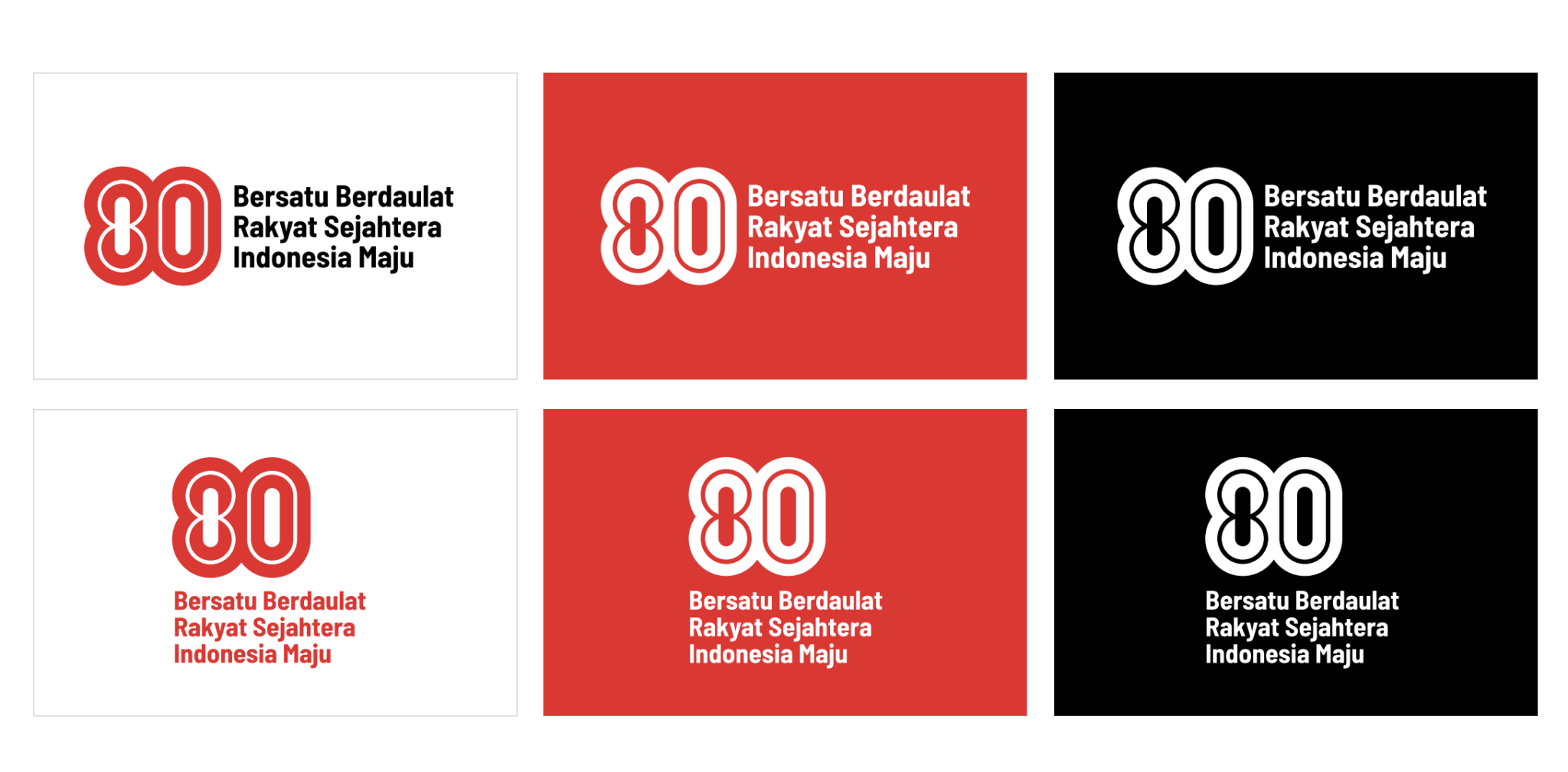 Logo HUT RI Ke-80
