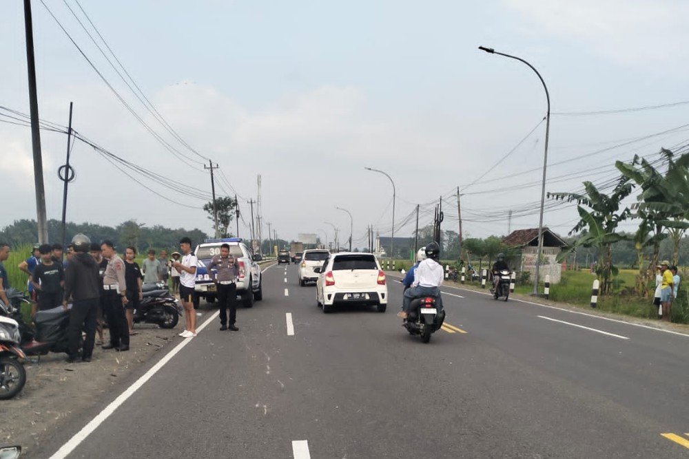 Lokasi kejadian akibat benang layang-layang (Source: Humas Polres Kulonprogo)