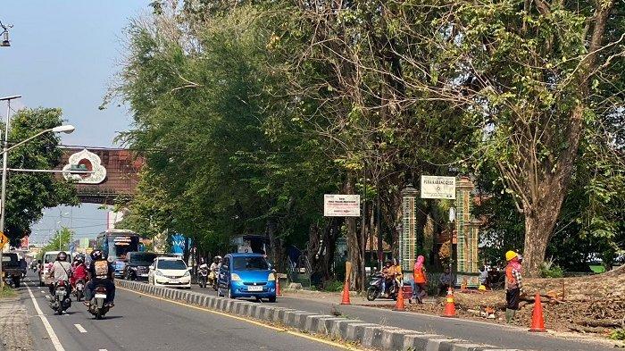 Lokasi pembangunan jalan di batas kota Bantul-Cepit (Source: Tribun)