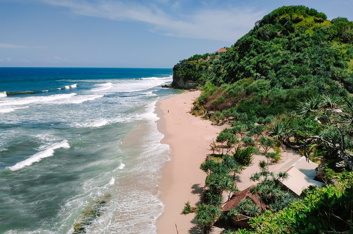 Pantai Sanglen di Gunungkidul