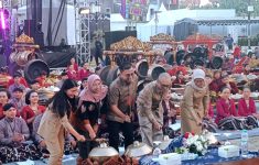 Pembukaan Gamelan Festival Yogyakarta ke-30 di Embung Giwangan, Senin (21/7/2025). (Source: RRI)
