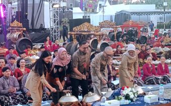 Pembukaan Gamelan Festival Yogyakarta ke-30 di Embung Giwangan, Senin (21/7/2025). (Source: RRI)
