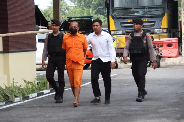 RBJ (54) pelaku penusukan tombak di Temon, Kulon Progo. (Source: Polres Kulon Progo)