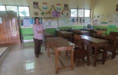 Ruang kelas V SDN Wijimulyo Lor (SDN Wijilor) di Kalurahan Wijimulyo, Kapanewon Nanggulan, Kabupaten Kulon Progo, Yogyakarta. (Source: Kompas)