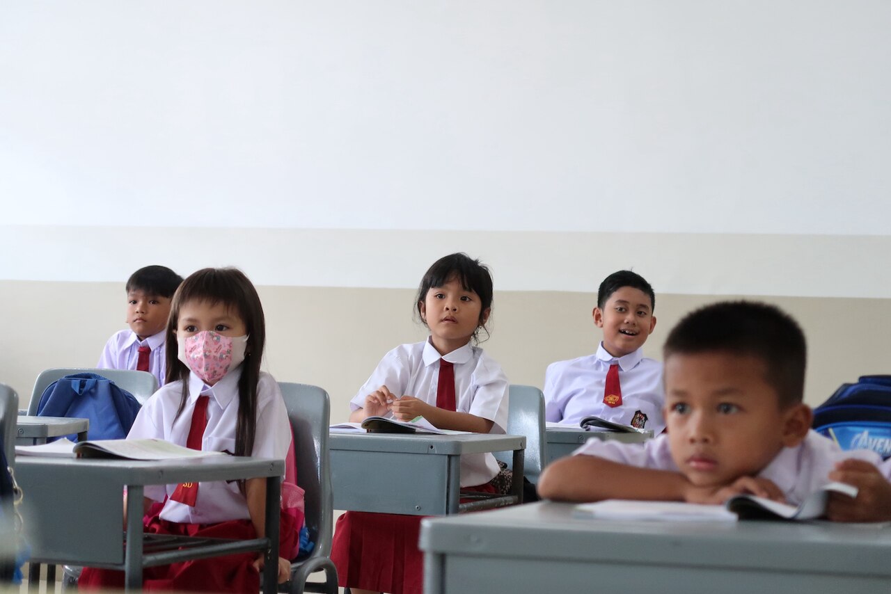 Siswa siswi sekolah dasar