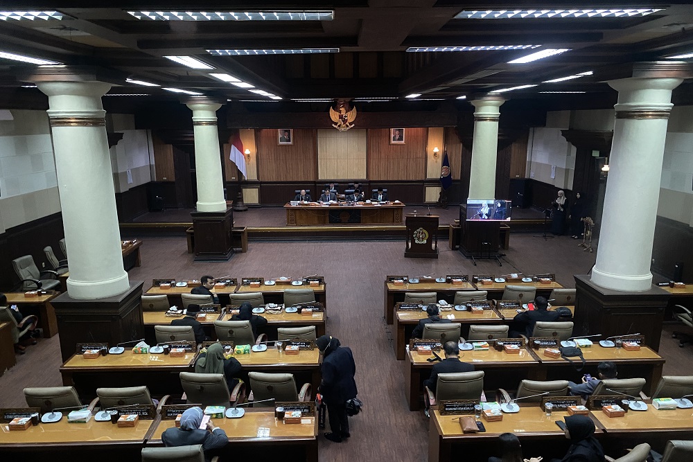 Suasana Rapat Paripurna mengenai Perubahan APBD Tahun 2025 di Gedung DPRD DIY, Kamis (17/7/2025). (Source: Harian Jogja).