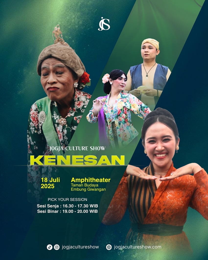 4 Daftar Event Jogja Minggu Ini 16 Juli - 20 Juli 2025 yang Wajib Kamu Kunjungi! 3 Jogja Culture Show: KENESAN (18 Juli 2025)