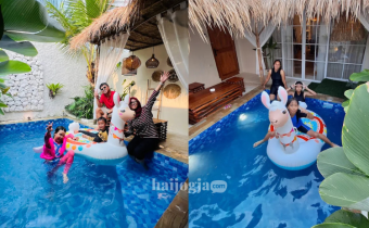 villa private pool jogja