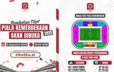 Berikut harga tiket Piala Kemerdekaan 2025