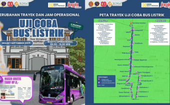 Jadwal dan Rute Baru Bus Listrik TransJogja mulai 1 September 2025, Tarif Masih Gratis!