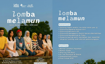 Lomba melamun digelar di Benteng Cepuri, Jogja pada 18 Agustus 2025. (Foto: Instagram @lokanusakotagede)