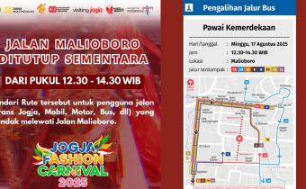 Cek! Pengalihan Arus Lalu Lintas Jogja 17 Agustus 2025, Ada Pawai Kemerdekaan di Jalan Malioboro