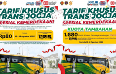 Promo Tarif TransJogja Rp80 dan Cashback 80 Persen Khusus HUT ke-80 RI, Jangan Kehabisan Kuota!