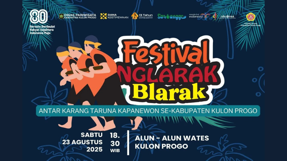 Event Akhir Pekan Kulon Progo: Festival Nglarak Blarak 23 Agustus 2025