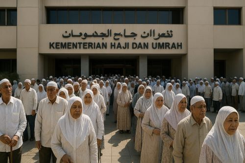 Ilustrasi Kementerian Haji dan Umrah. (Source: AI - Rentak)