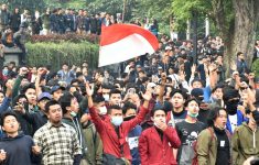 Ilustrasi demo Bandung