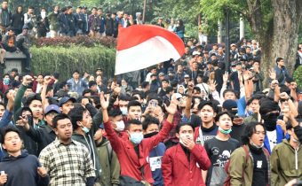 Ilustrasi demo Bandung